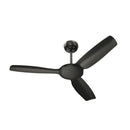52'' Ceiling Fan DC 3 ABS Blades Remote Control Timer Black