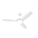 52" Ceiling Fan with Light DC Remote Control 5 Speed White