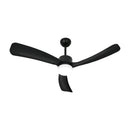 52" Ceiling Fan LED Light 5 Speed Fans Remote Control Black