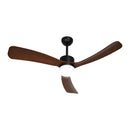 52" Ceiling Fan LED Light 5 Speed Fans Remote Control Walnut