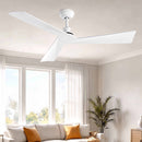 52" Ceiling Fan Modern Minimalism 3 Blades 6 Speeds DC Motor Remote