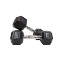 Morgan 110Kg Rubber Hex Dumbbell Pack 1Kg To 10Kg Pairs