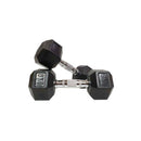 Morgan 110Kg Rubber Hex Dumbbell Pack 1Kg To 10Kg Pairs