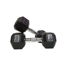 Morgan 110Kg Rubber Hex Dumbbell Pack 1Kg To 10Kg Pairs