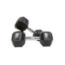 Morgan 110Kg Rubber Hex Dumbbell Pack 1Kg To 10Kg Pairs