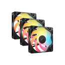 Corsair Rs120R Argb 120Mm Pwm Reverse Fans Triple Pack Black