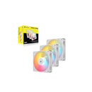 Corsair Rs120R Argb 120Mm Pwm Reverse Fans Triple Pack White