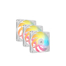 Corsair Rs120R Argb 120Mm Pwm Reverse Fans Triple Pack White
