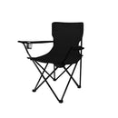 Camping Chairs Folding Arm Foldable Black