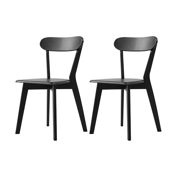 Wooden Dining Chairs Set Of 2 For Home Kitchen Restaurant Cafe