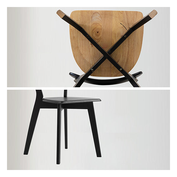 Wooden Dining Chairs Set Of 2 For Home Kitchen Restaurant Cafe
