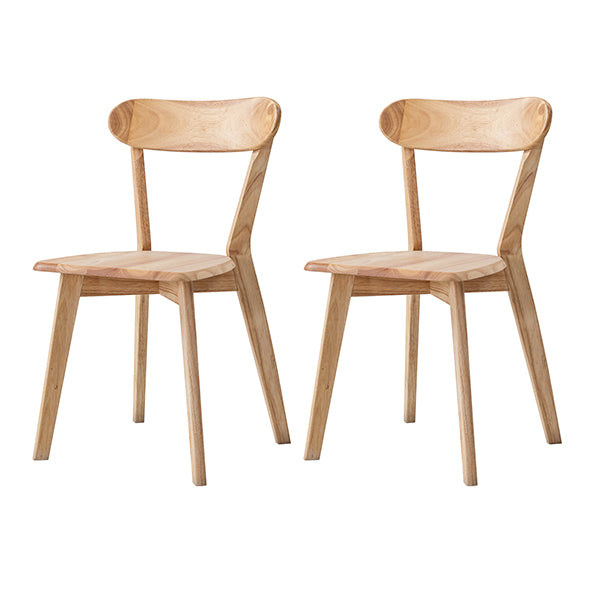 Wooden Dining Chairs Set Of 2 For Home Kitchen Restaurant Cafe