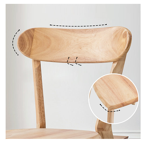 Wooden Dining Chairs Set Of 2 For Home Kitchen Restaurant Cafe