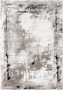 Clover Brook Grey Beige Plush Rug