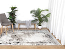 Clover Brook Grey Beige Plush Rug