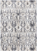 Zephyr Bloom Grey Plush Rug
