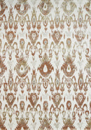 Sunset Bloom Cream Beige Geometric Rug