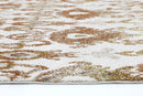 Blossom Brook Grey Beige Geometric Plush Rug