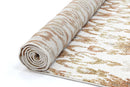Sunset Bloom Cream Beige Geometric Rug