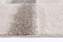 Wisteria Bloom Grey Abstract Plush Rug
