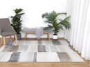 Wisteria Bloom Grey Abstract Plush Rug