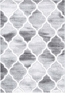 Briar Brook Grey Lattice Plush Rug