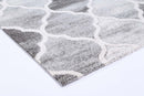 Briar Brook Grey Lattice Plush Rug