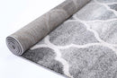 Briar Brook Grey Lattice Plush Rug