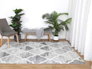 Briar Brook Grey Lattice Plush Rug