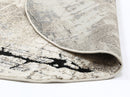 Cinder Brook Grey Beige Plush Round Rug