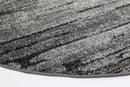 Amber Brook Grey Plush Round Rug