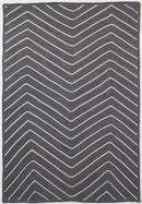 Dawn Nest Grey Natural Chevron Rug