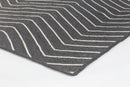 Dawn Nest Grey Natural Chevron Rug