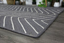 Dawn Nest Grey Natural Chevron Rug