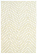 Cinder Nest Beige Natural Chevron Rug