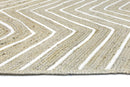 Cinder Nest Beige Natural Chevron Rug