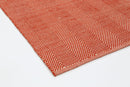 Maple Oasis Orange Chevron Rug