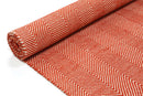 Maple Oasis Orange Chevron Rug
