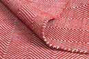 Maple Oasis Orange Chevron Rug