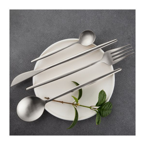 24 Pieces Cutlery Set Stainless Dinner Steak Knife Fork Spoon Teaspoon
