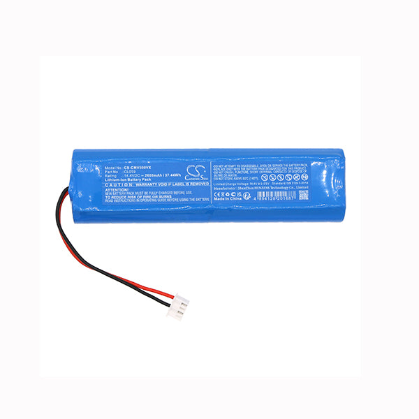 Cameron Sino Cs Cmv500Vx 2600Mah Battery For Cleanmate Rv500 Vacuum