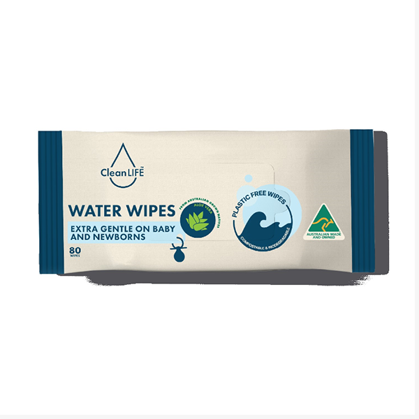 Cleanlife Extra Gentle Baby Water Wipes 80 Sheets X 8 Packs