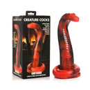 Creature Cocks King Cobra Silicone Dildo Red Fantasy Dildo