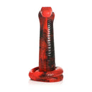 Creature Cocks King Cobra Silicone Dildo Red Fantasy Dildo