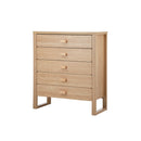 5 Chest of Drawers Dresser Tallboy Storage Bedroom Natural