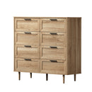 8 Chest of Drawers Dresser Chest Tallboy Natural