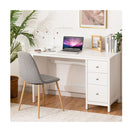 3 Drawer Computer Desk With Spacious Desktop For Office