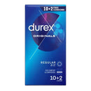 Durex Originals Regular Fit Condoms Latex 10 Pack