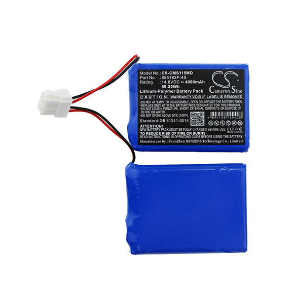 Cameron Sino Cs Cms115Md 4000Mah Replacement Battery For Contec