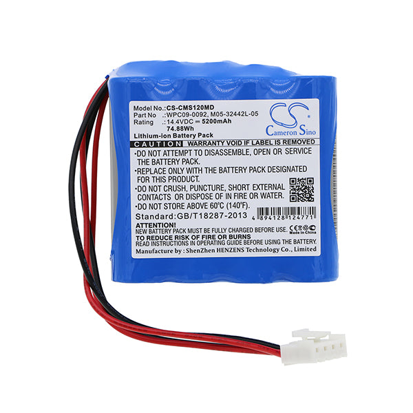 Cameron Sino Cs Cms120Md 5200Mah Replacement Battery For Contec